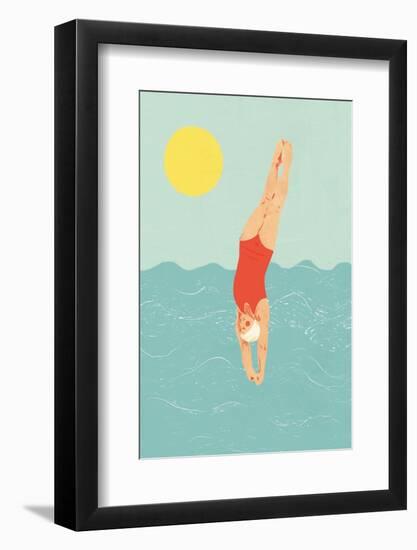 Swimmer-Gigi Rosado-Framed Photographic Print