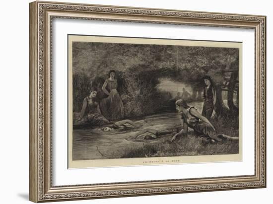 Swimming a La Mode-Arthur Hopkins-Framed Giclee Print