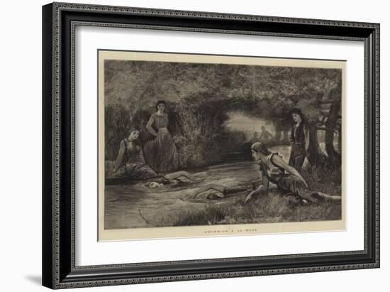 Swimming a La Mode-Arthur Hopkins-Framed Giclee Print