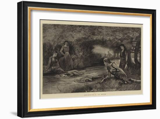 Swimming a La Mode-Arthur Hopkins-Framed Giclee Print