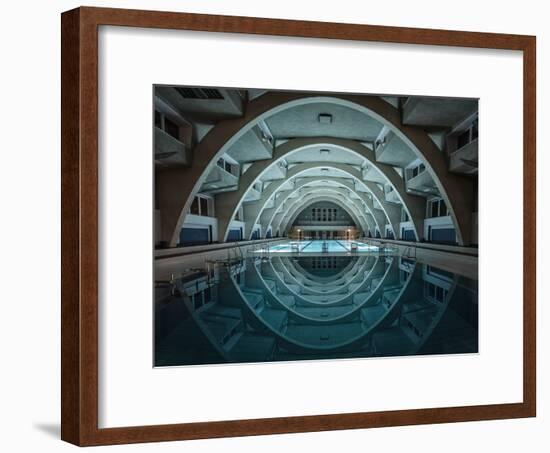 Swimming at Night-Renate Reichert-Framed Art Print