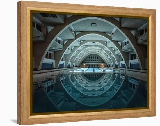 Swimming at Night-Renate Reichert-Framed Stretched Canvas