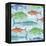 Swimming Fish-Bee Sturgis-Framed Stretched Canvas