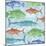 Swimming Fish-Bee Sturgis-Mounted Art Print