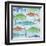 Swimming Fish-Bee Sturgis-Framed Art Print