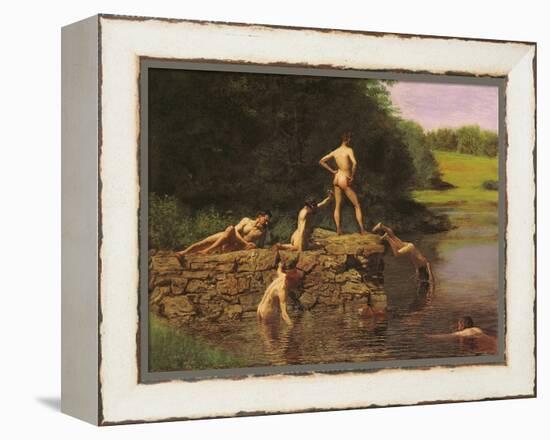 Swimming Hole, 1885-Thomas Cowperthwait Eakins-Framed Premier Image Canvas