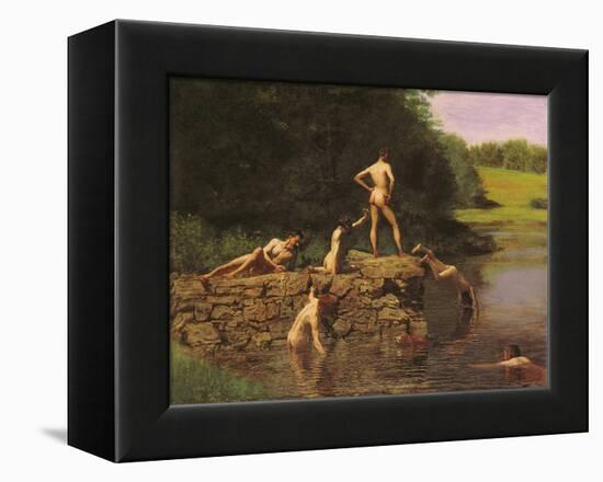 Swimming Hole, 1885-Thomas Cowperthwait Eakins-Framed Premier Image Canvas