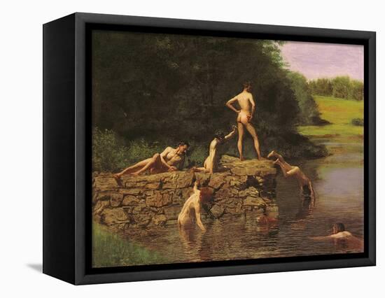 Swimming Hole, 1885-Thomas Cowperthwait Eakins-Framed Premier Image Canvas