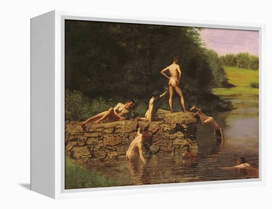 Swimming Hole, 1885-Thomas Cowperthwait Eakins-Framed Premier Image Canvas