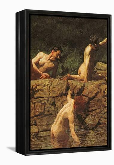 Swimming Hole, 1885-Thomas Cowperthwait Eakins-Framed Premier Image Canvas