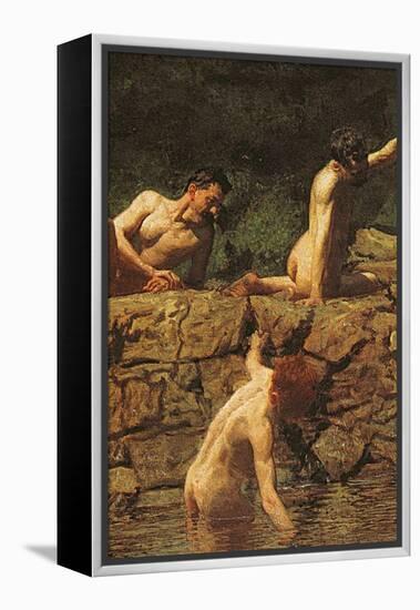 Swimming Hole, 1885-Thomas Cowperthwait Eakins-Framed Premier Image Canvas