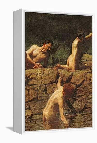 Swimming Hole, 1885-Thomas Cowperthwait Eakins-Framed Premier Image Canvas