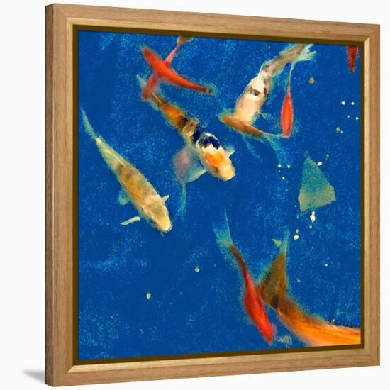 Swimming Lessons II-Alicia Ludwig-Framed Stretched Canvas