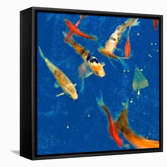 Swimming Lessons II-Alicia Ludwig-Framed Stretched Canvas