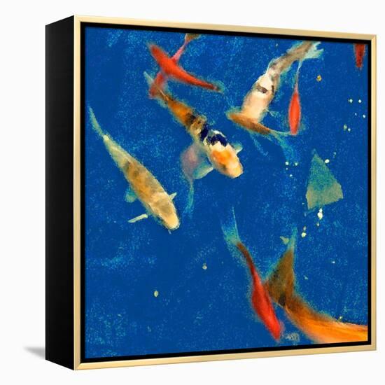 Swimming Lessons II-Alicia Ludwig-Framed Stretched Canvas