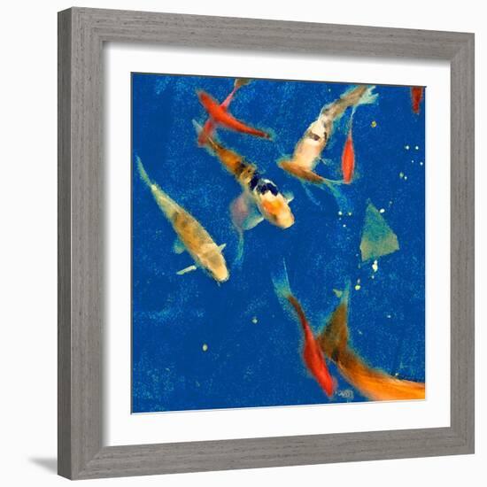 Swimming Lessons II-Alicia Ludwig-Framed Art Print