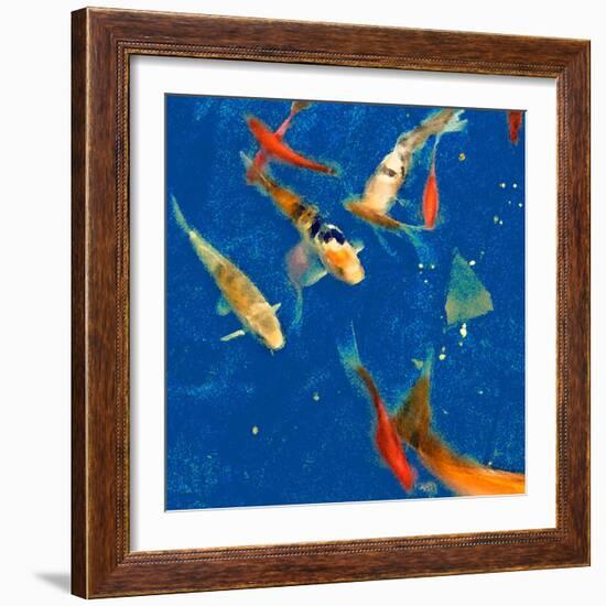 Swimming Lessons II-Alicia Ludwig-Framed Art Print