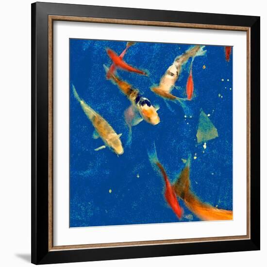 Swimming Lessons II-Alicia Ludwig-Framed Art Print