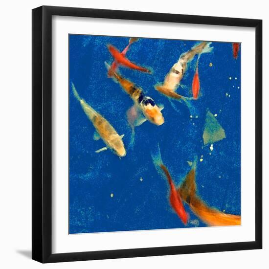 Swimming Lessons II-Alicia Ludwig-Framed Art Print