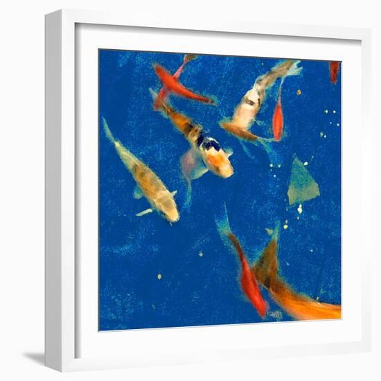 Swimming Lessons II-Alicia Ludwig-Framed Art Print