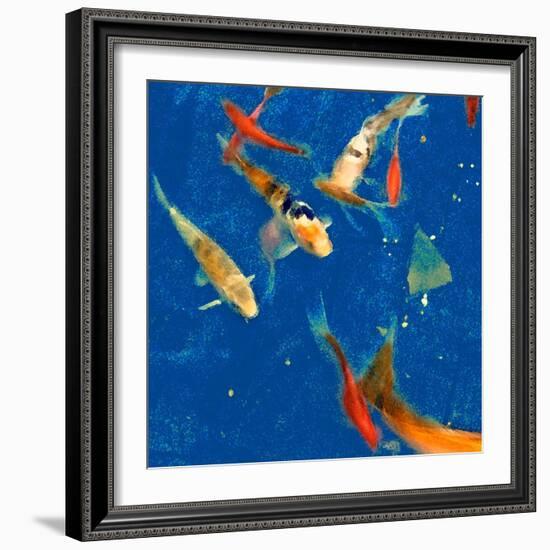 Swimming Lessons II-Alicia Ludwig-Framed Art Print