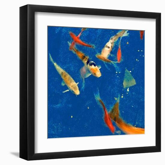 Swimming Lessons II-Alicia Ludwig-Framed Art Print