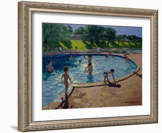 Swimming Pool, 1999-Andrew Macara-Framed Giclee Print