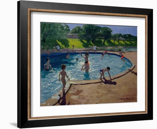 Swimming Pool, 1999-Andrew Macara-Framed Giclee Print