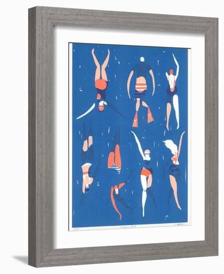 Swimming Pool, 2016-Lucy Banaji-Framed Giclee Print