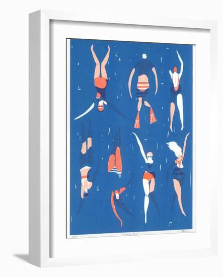 Swimming Pool, 2016-Lucy Banaji-Framed Giclee Print