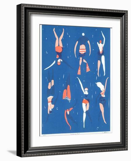 Swimming Pool, 2016-Lucy Banaji-Framed Giclee Print