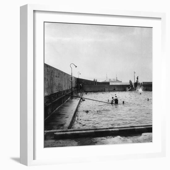 Swimming Pool, Balboa, Panama, 1931-null-Framed Photographic Print