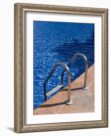 Swimming Pool, Grand Hyatt Santiago, Santiago, Chile, South America-Michael Snell-Framed Photographic Print