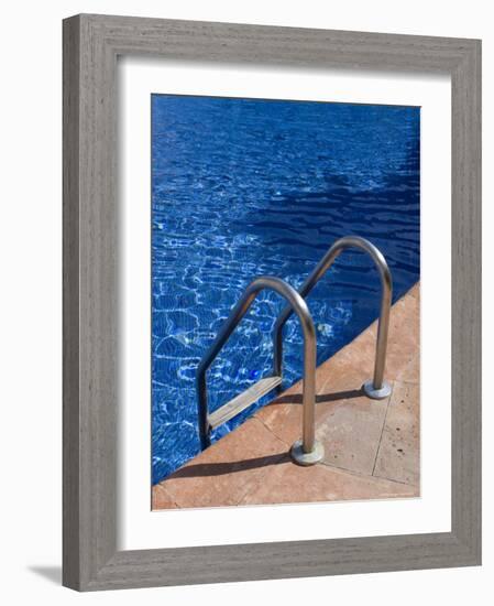 Swimming Pool, Grand Hyatt Santiago, Santiago, Chile, South America-Michael Snell-Framed Photographic Print