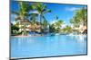 Swimming Pool in the Tropical Hotel-haveseen-Mounted Photographic Print