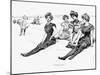 Swimsuits, 1900-Charles Dana Gibson-Mounted Giclee Print