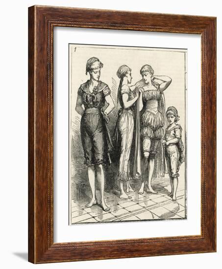 Swimwear, Graphic, 1883-null-Framed Art Print