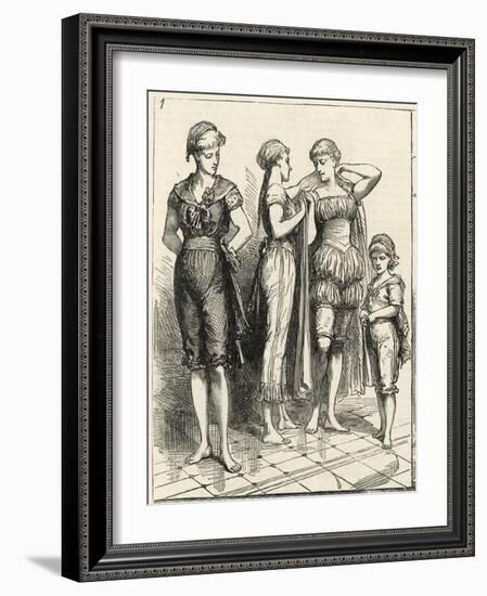 Swimwear, Graphic, 1883-null-Framed Art Print