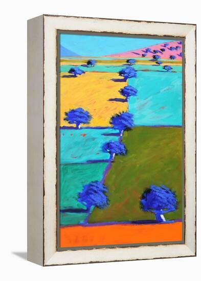 Swineyard Hill, 2021 (acrylic on board)-Paul Powis-Framed Premier Image Canvas