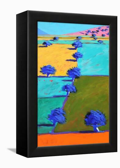 Swineyard Hill, 2021 (acrylic on board)-Paul Powis-Framed Premier Image Canvas