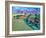 Swineyard Hill (acrylic on canvas, 2021)-Paul Powis-Framed Giclee Print