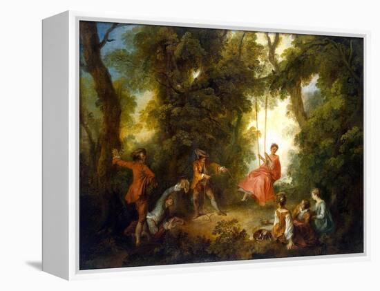 Swing, 1730S-Nicolas Lancret-Framed Premier Image Canvas