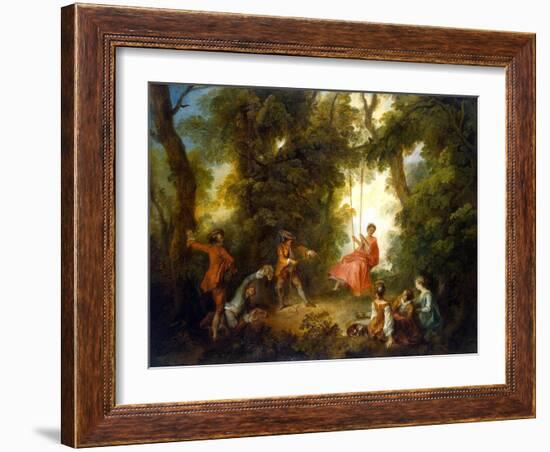 Swing, 1730S-Nicolas Lancret-Framed Giclee Print