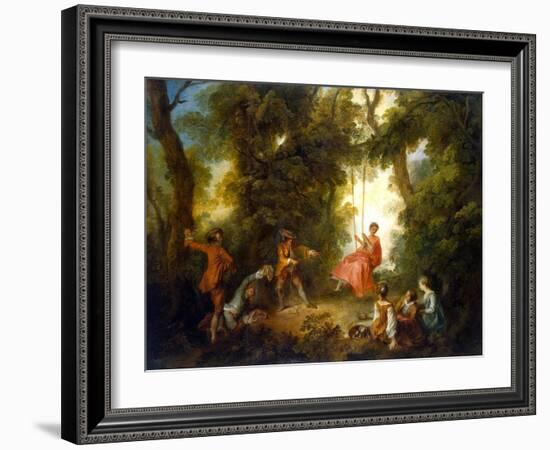 Swing, 1730S-Nicolas Lancret-Framed Giclee Print