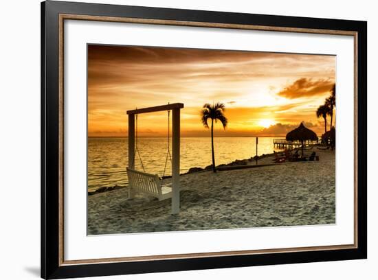 Swing at Sunset-Philippe Hugonnard-Framed Photographic Print