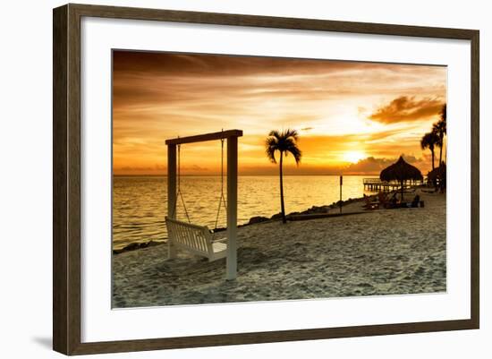 Swing at Sunset-Philippe Hugonnard-Framed Photographic Print