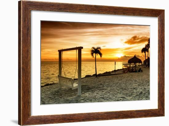 Swing at Sunset-Philippe Hugonnard-Framed Photographic Print