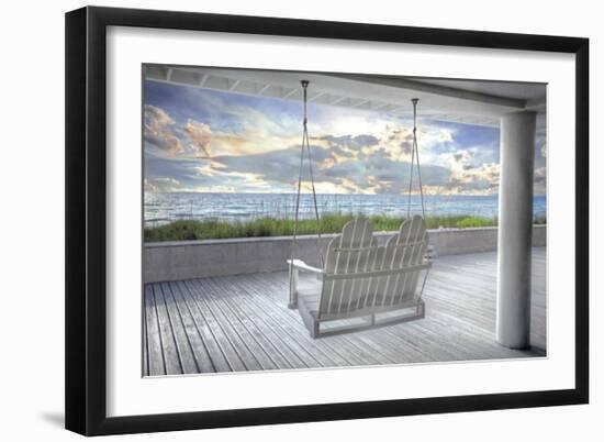 Swing At The Beach-Celebrate Life Gallery-Framed Giclee Print