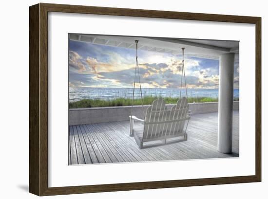 Swing At The Beach-Celebrate Life Gallery-Framed Giclee Print