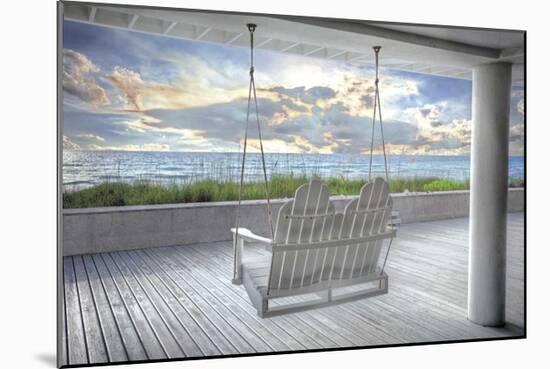 Swing At The Beach-Celebrate Life Gallery-Mounted Giclee Print